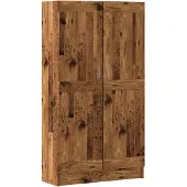 vidaXL Bibliothèque vieux bois 82,5x30,5x150 cm bois d'ingénierie