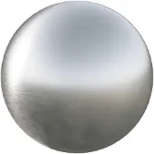 vidaXL Boule brossée, diamètre 20 cm, argent, acier inoxydable 201