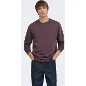 Only & Sons Sweat-shirt rouge foncé