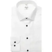 MARVELIS Modern Fit Chemise blanc, Faux uni