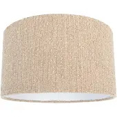 QAZQA Abat-jour en tissu bouclé beige 35/35/20