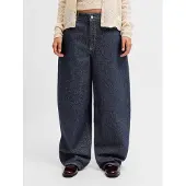 Jack & Jones Saki Baggy Barrel 12303538 Jeans Bleu 31 / 30 Femme