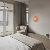 Lyora Lampe murale Elvio terre cuite Ø 45cm