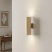 Lyora Lampe murale de conception Olvio Travertin brun sable