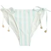 Next Bas de bikini bleu clair / blanc