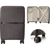 Solier Valise cabine , 53x35x20 cm, avec serrure TSA et 8 roulettes