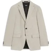 BOSS Blazer Slim à motif en mélange de laine et de cachemire