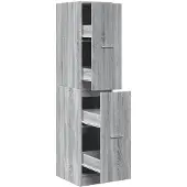 vidaXL Armoire apothicaire sonoma gris 30x41x144,5cm bois d'ingénierie