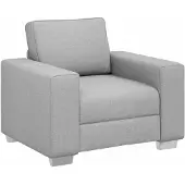 vidaXL Canapé Gris nuage 100 x 77 x 82 cm tissu