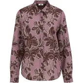 We fashion Chemisier marron / gris / rose ancienne / blanc