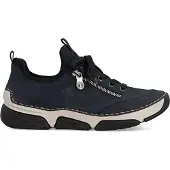 Rieker Chaussure de sport à lacets bleu foncé