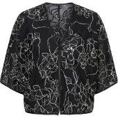 Ulla Popken Chemisier noir / blanc