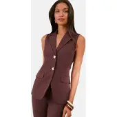 Friends Like These Gilet de costume marron