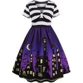 MEETWEE Robe oversize violet