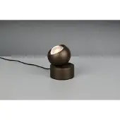 TRIO Lumineuse LED Orbit Marron platine