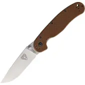 Ontario Couteau pliant RAT 1.5 Linerlock Mag Brn G10