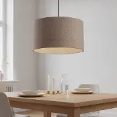 Lyora Lampe suspendue Syrin Café brun