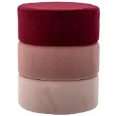 Bloomingville Pouf rose Bilbao
