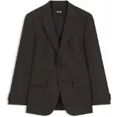 BOSS Blazer Slim en laine stretch à micro motif