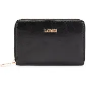 L.credi porte-monnaie Sohanni Zip Around Wallet Black noir