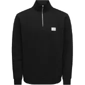 Only & Sons Sweat-shirt 'ONSDAWSON' noir / blanc