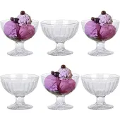 Excellent houseware Coupe à dessert, Saladier + bol, Transparent