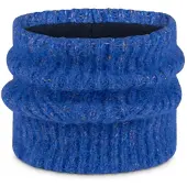 Buff Knitted & Fleece Neck Warmer Bleu