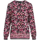 Goldner Chemisier rose / framboise / noir / blanc cassé