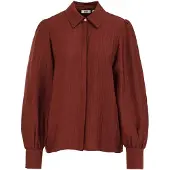 We fashion Chemisier rouge rouille