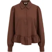 We fashion Chemisier marron