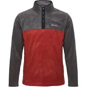 Columbia Pull-over de sport 'Steens Mountain' gris foncé / rouge cerise