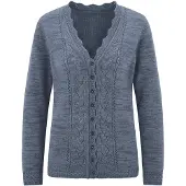 Goldner Cardigan bleu fumé