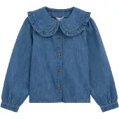 We fashion Chemisier bleu denim