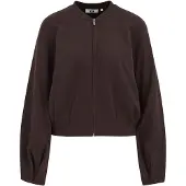We fashion Veste de survêtement brun foncé