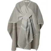 Rino & Pelle Cape 'Levi' gris clair / gris chiné