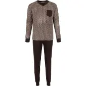 Pastunette Pyjama long brun foncé