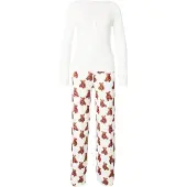 GUESS Pyjama 'ARIA' noisette / noir / blanc