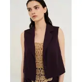 Camomilla Italia Gilet de costume 'Clayd' aubergine