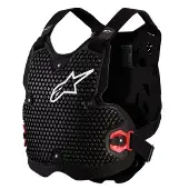 Alpinestars Gilet de protection Bionic Action V2, noir/blanc/rouge, taille M/L