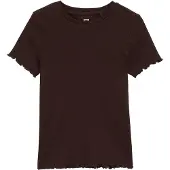 We fashion T-Shirt brun foncé