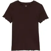 We fashion T-Shirt brun foncé