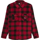 Quiksilver - Chemise chaude et confortable - Venture Fleece Shirt Venture Polar Oxblood - Taille M - Bordeaux