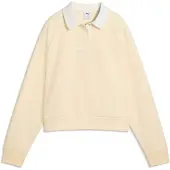 Puma Sweat-shirt 'Class' jaune pastel / blanc