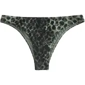 Next Bas de bikini vert / noir