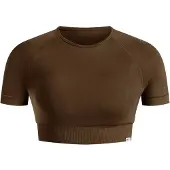 SMILODOX T-shirt ' Elna ' marron