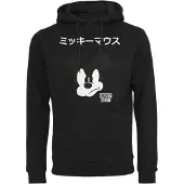 Mc Clothes Sweat-shirt 'Mickey Japanese' noir / blanc