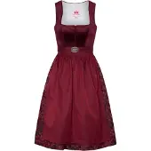 Spieth & Wensky Dirndl 'Genua' rouge foncé