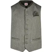 Spieth & Wensky Gilet folklorique 'Kreuzling' olive