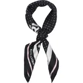 Karl Lagerfeld Foulard 'Ikon Choup' rose pastel / noir / blanc