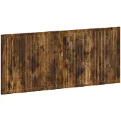 vidaXL Tête de lit murale EDE, bois imitation chêne fumé